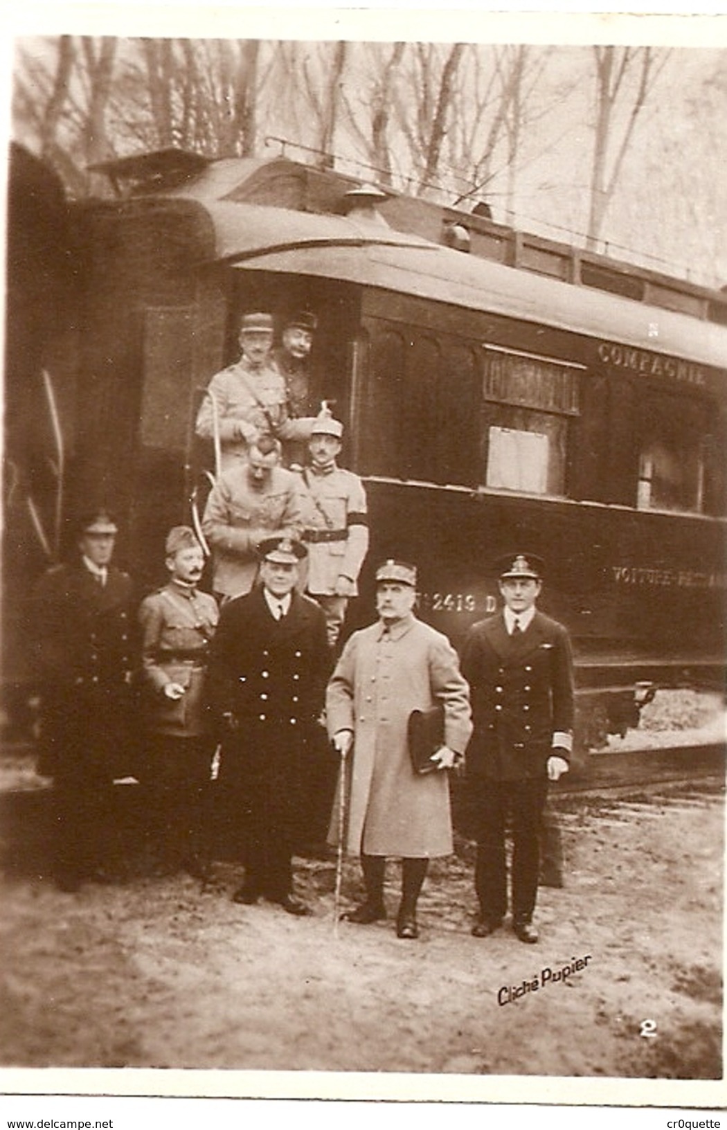 60153 RETHONDES 60200 COMPIEGNE - LOT DE 10 MINI PHOTOS DU WAGON DE L' ARMISTICE - Historical Documents