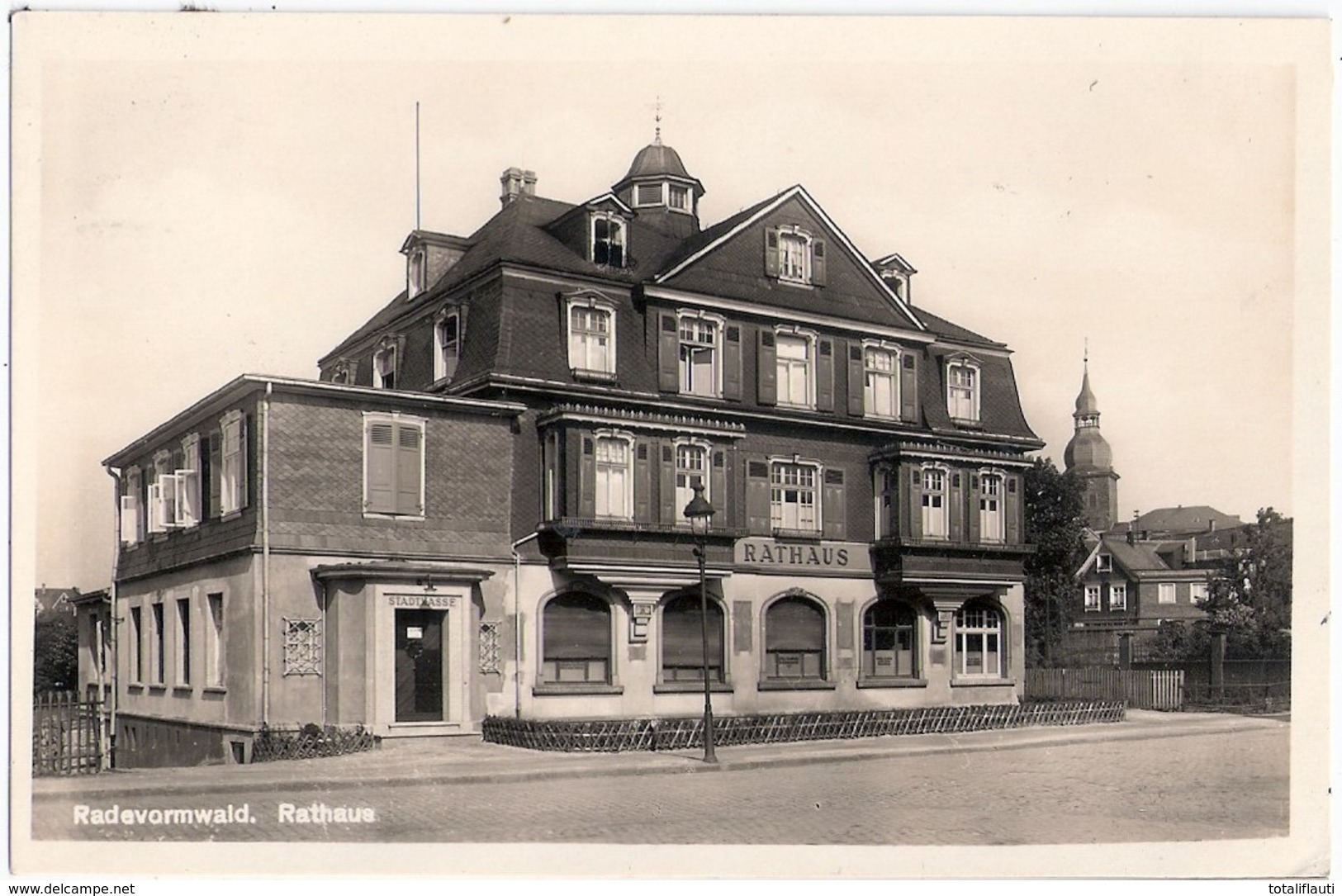 RADEVORMWALD Rathaus Stadtkasse 26.8.1935 Gelaufen - Radevormwald