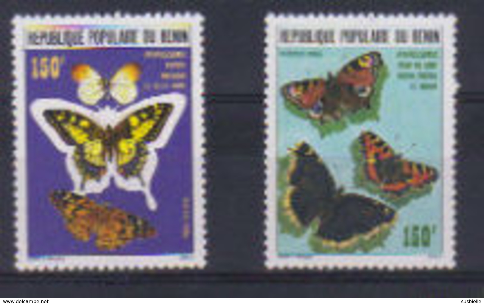 BENIN - N° 644/645   - N** - Schmetterlinge