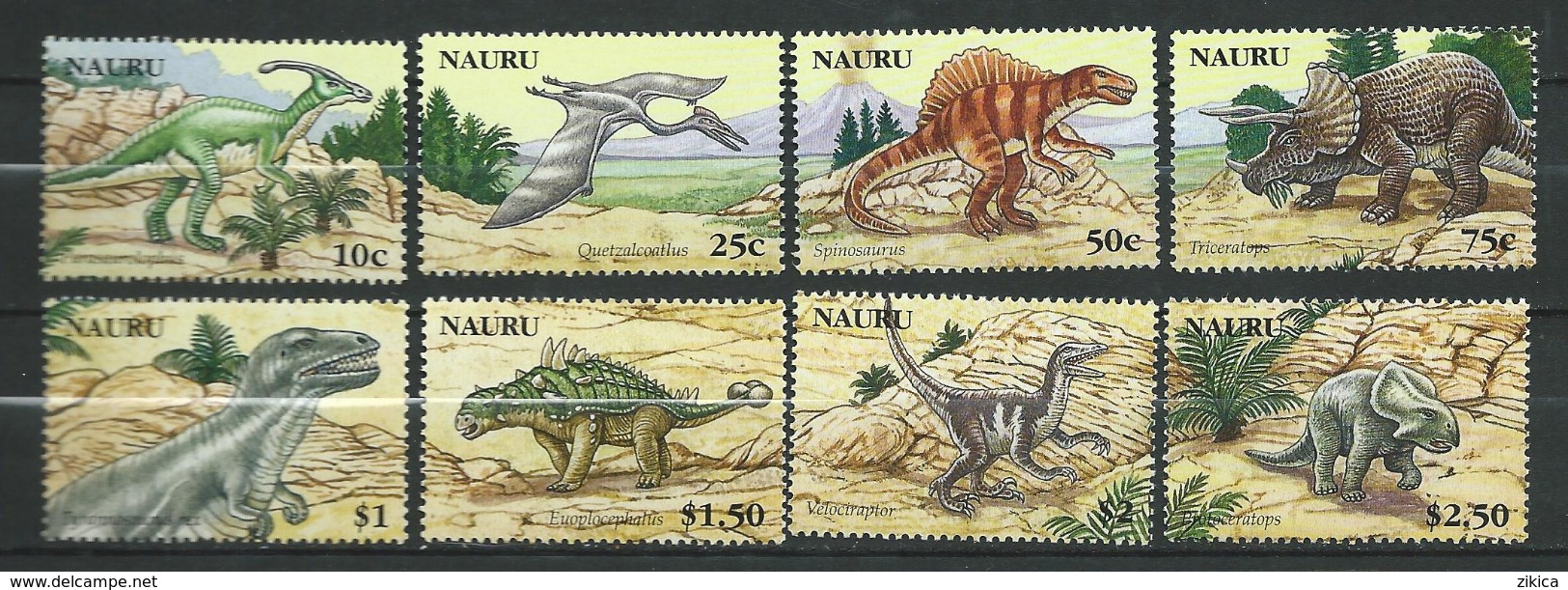 Nauru 2006 Dinosaurs Prehistoric Animals.fauna.MNH - Nauru