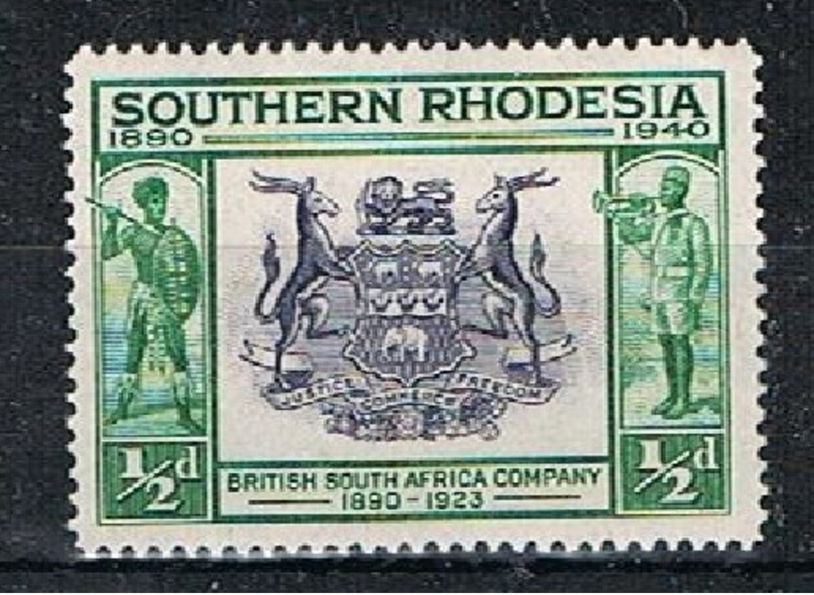 SOUTHERN RHODESIA 170296 - 1940 1/2c Colony Seal MNH Single - Southern Rhodesia (...-1964)