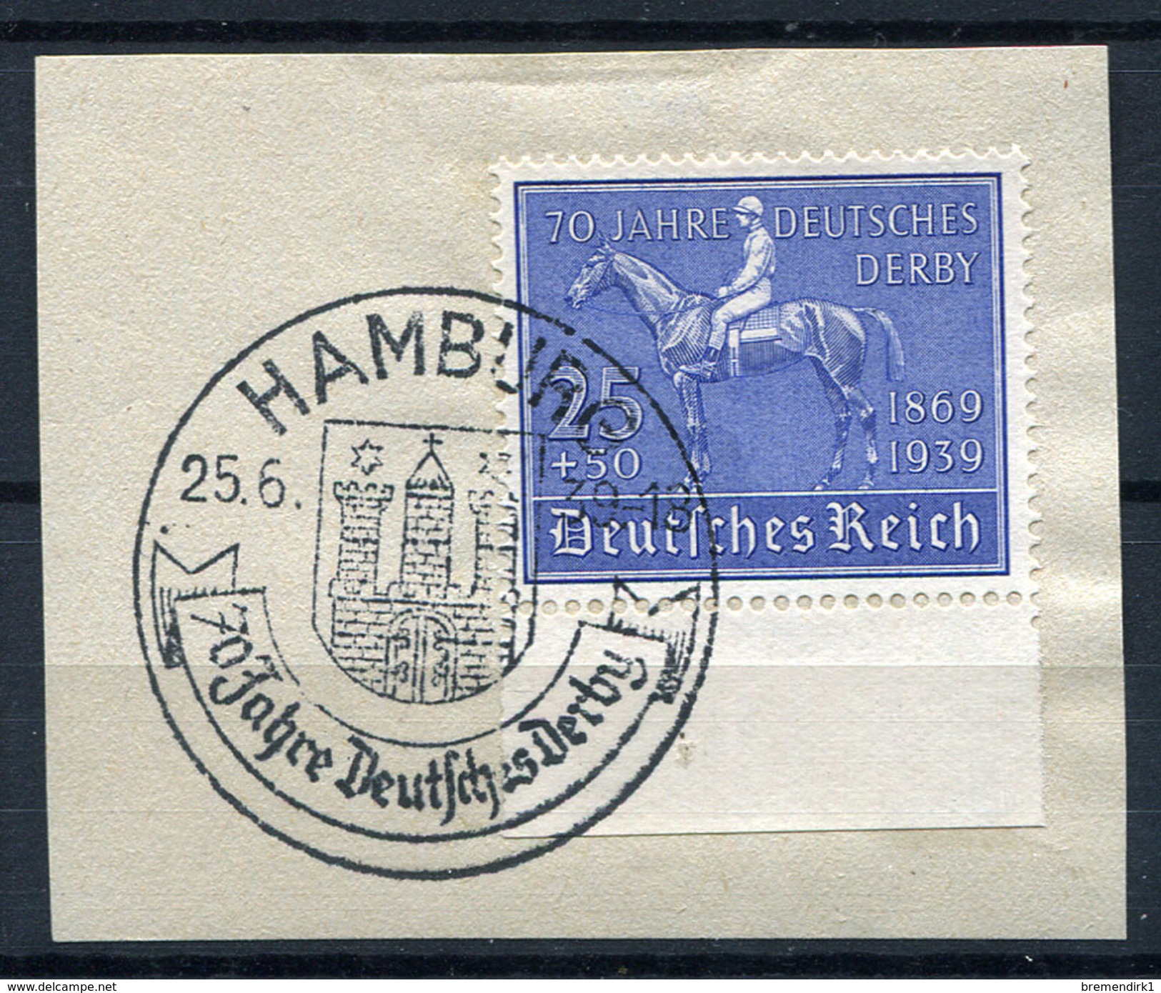 33401) DEUTSCHES REICH # 698 Gestempelt Aus 1939, 20.- &euro; - Gebraucht