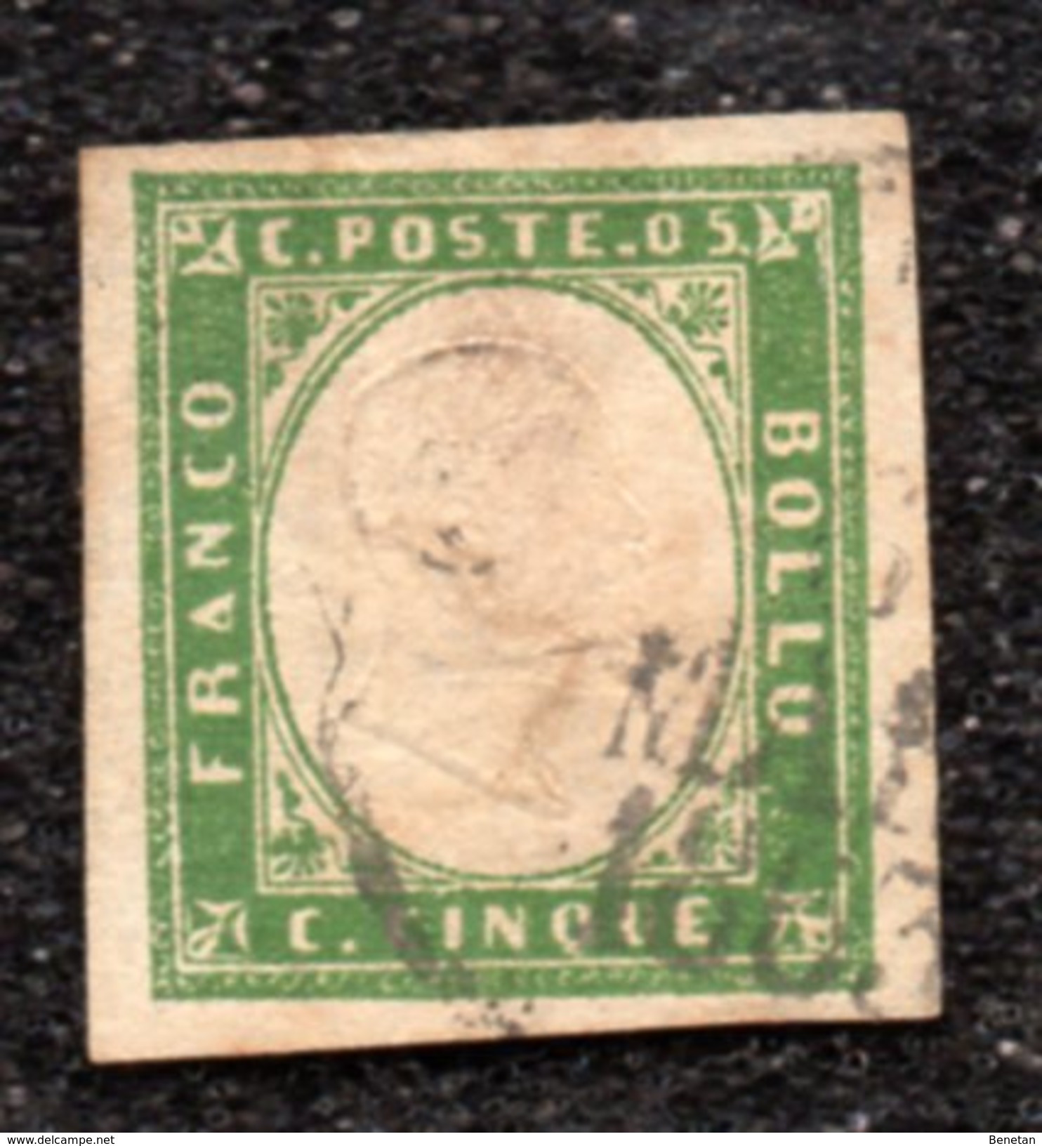Italy SARDINIA Yvert # 10b USED Stamp - Sardegna