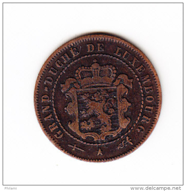 LUXEMBOURG KM 21, 1854, 2 1/2c, XF. (B393) - Luxembourg