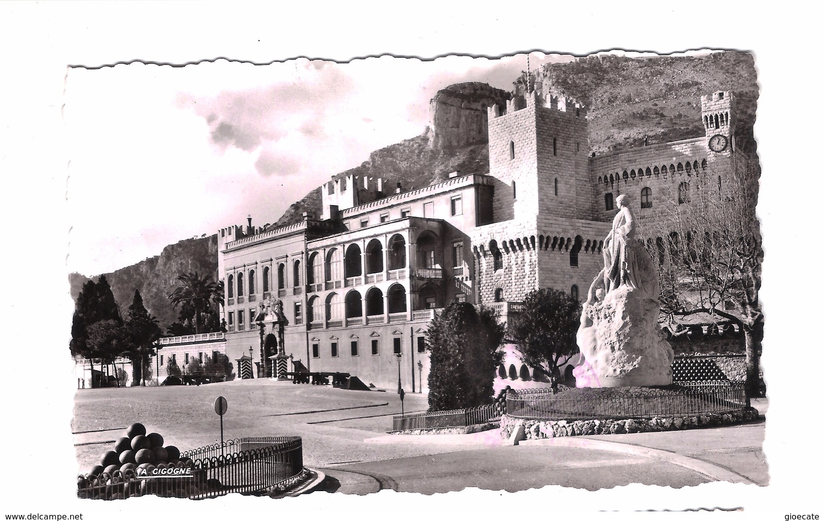 MONACO - PALAZZO DEI PRINCIPI -   VIAGGIATA 1959  - (26) - Palazzo Dei Principi