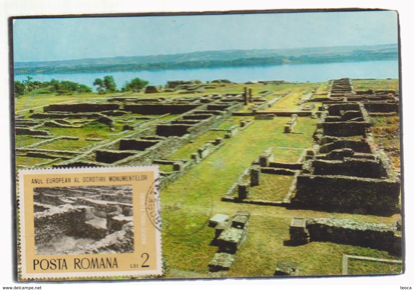 MAXIMUM CARD   ARCHAEOLOGY   ARCHITECTURE -ROMANIA --CASTRUL ROMAN DROBETA-SEC.II-VI. E.n. - Archäologie