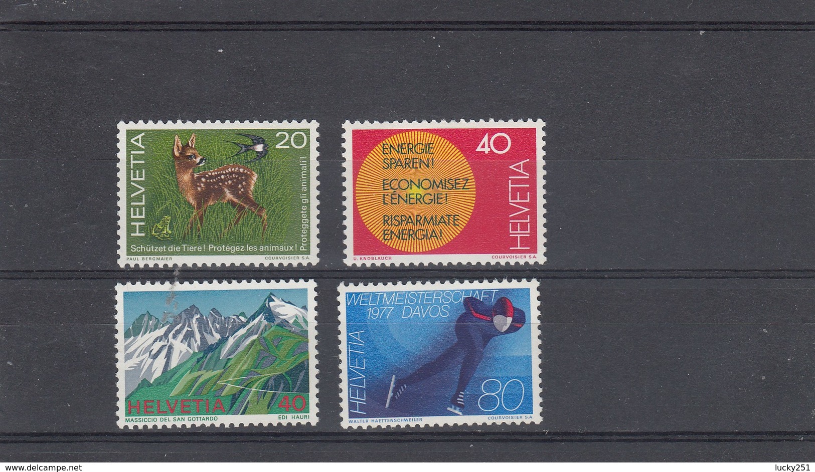 Suisse - Neuf** - Propagande. - Année 1976 - YT 1009/12 - Unused Stamps