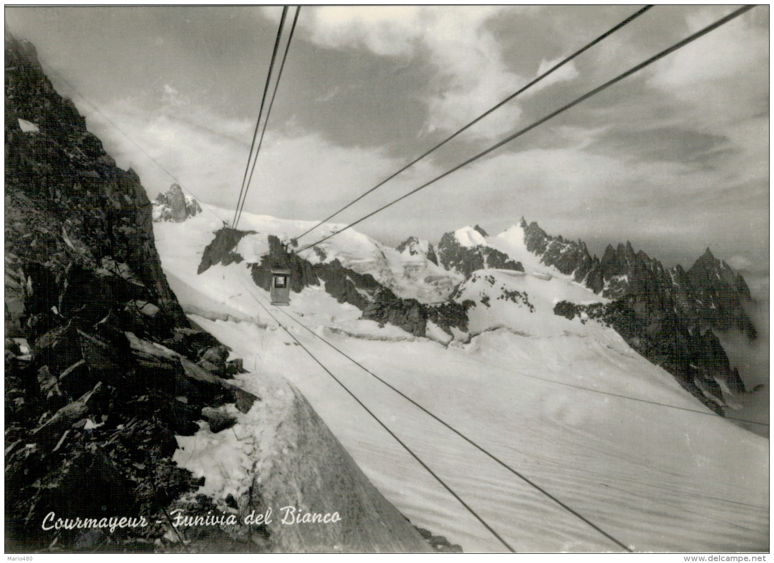 COURMAYEUR    FUNIVIA  DEL  BIANCO        (NUOVA) - Altri & Non Classificati