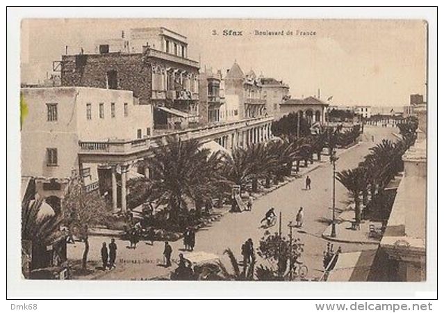 TUNISIA - SFAX - BOULEVARD DE FRANCE - 1910s ( 921 ) - Sin Clasificación