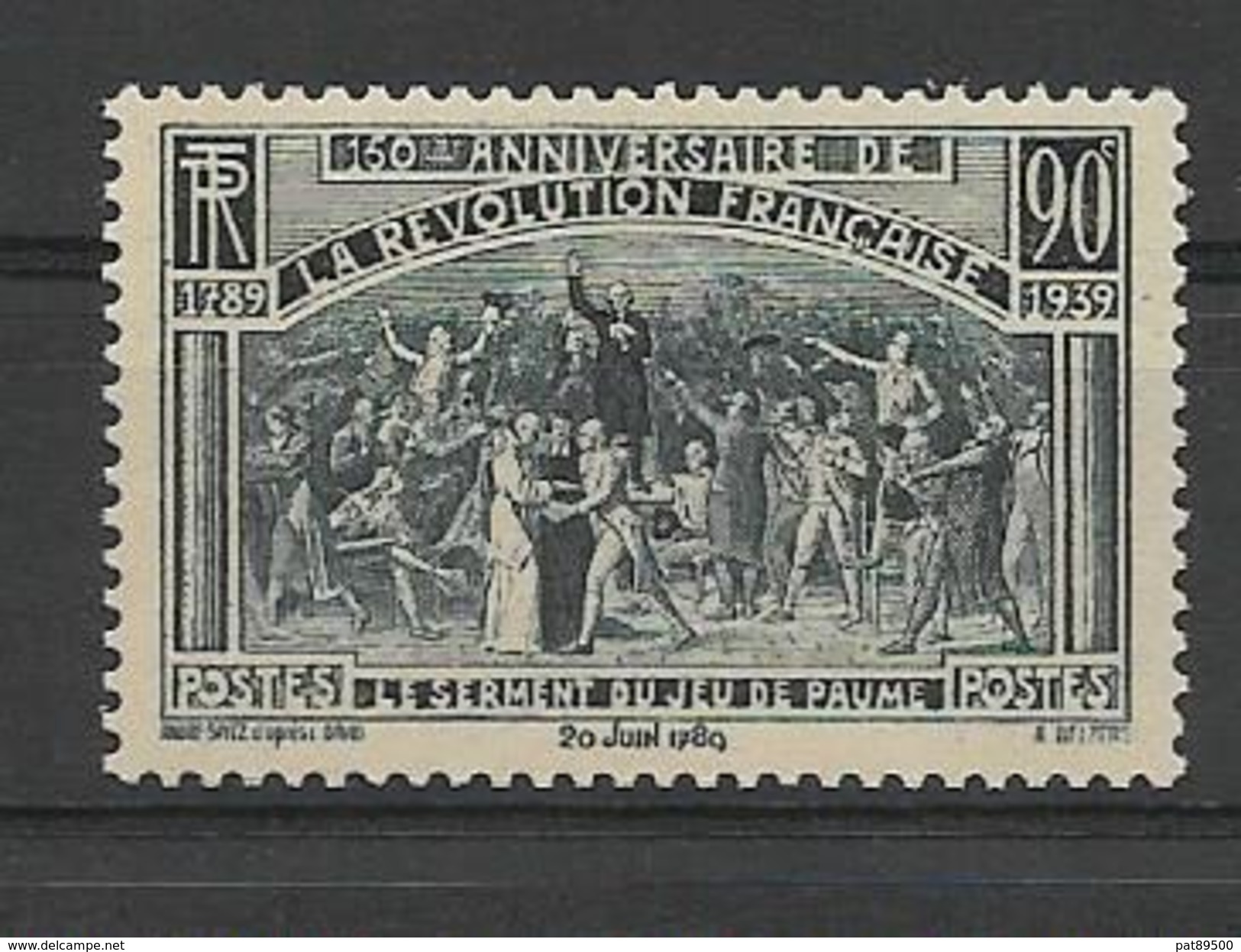 FRANCE 1939   Sesquicentenaire De La REVOLUTION   YT 444 Neuf** Sans Charniere// VENTE EN NOMBRE !! - Ungebraucht
