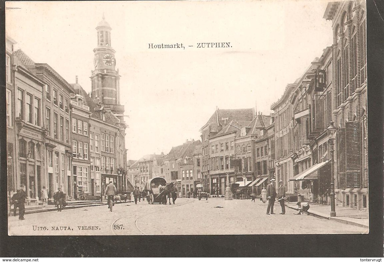 Zutphen.Houtmarkt. Rechts De Blinden Van De Oude Apotheek - Zutphen