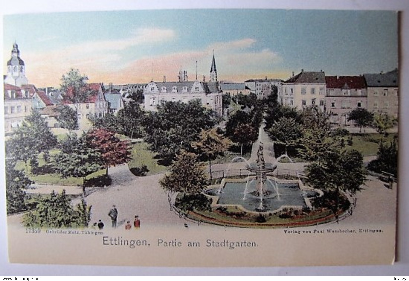 DEUTSCHLAND - BADEN-WURTTEMBERG - ETTLINGEN - Partie Am Stadtgarten (copy) - Ettlingen