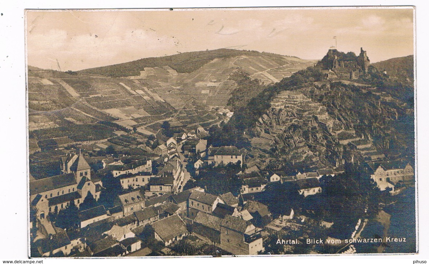 D-7312   AHRTAL : Blick Vom Schwarzen Kreuz - Bad Marienberg