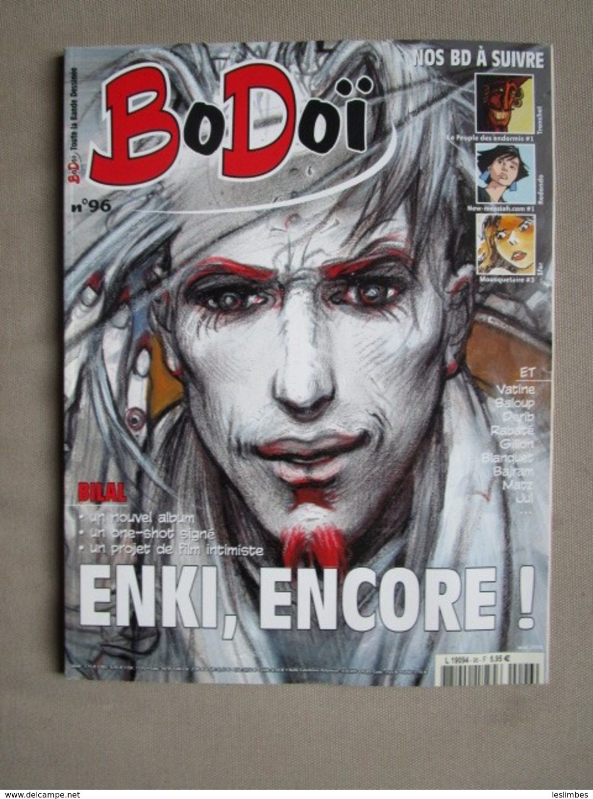 Bodoï N° 96 : Enki, Encore ! Un Nouvel Album, Un One-shot Signé, Un Projet De Film Intimiste - Bodoï