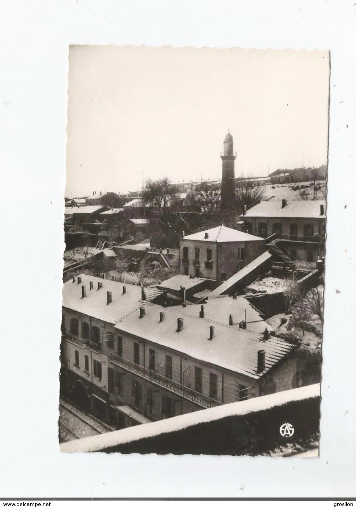 TIARET 3 LE QUARTIER DE LA MOSQUEE SOUS LA NEIGE - Tiaret