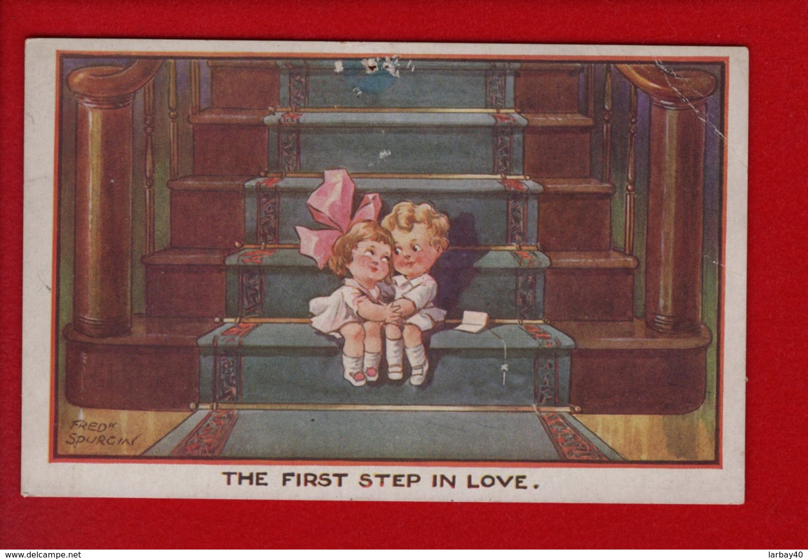1 Cpa  Fred SPURGIN - The First Step In Love - Spurgin, Fred
