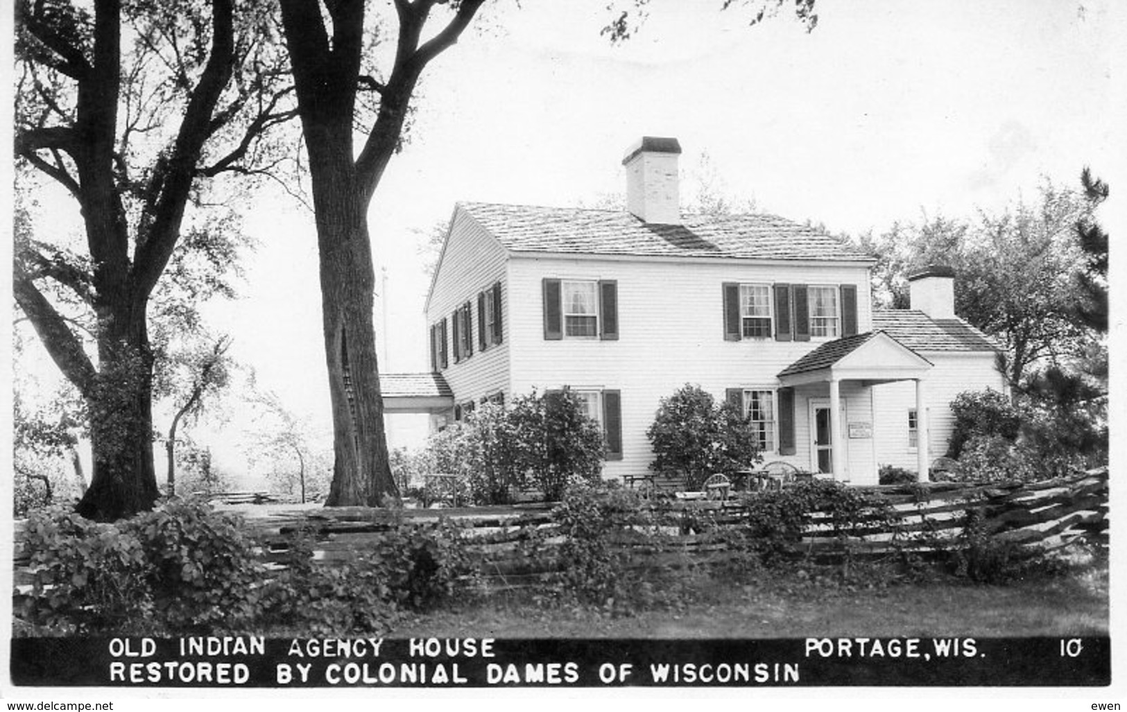 Portage. Old Indian Agency House. - Other & Unclassified