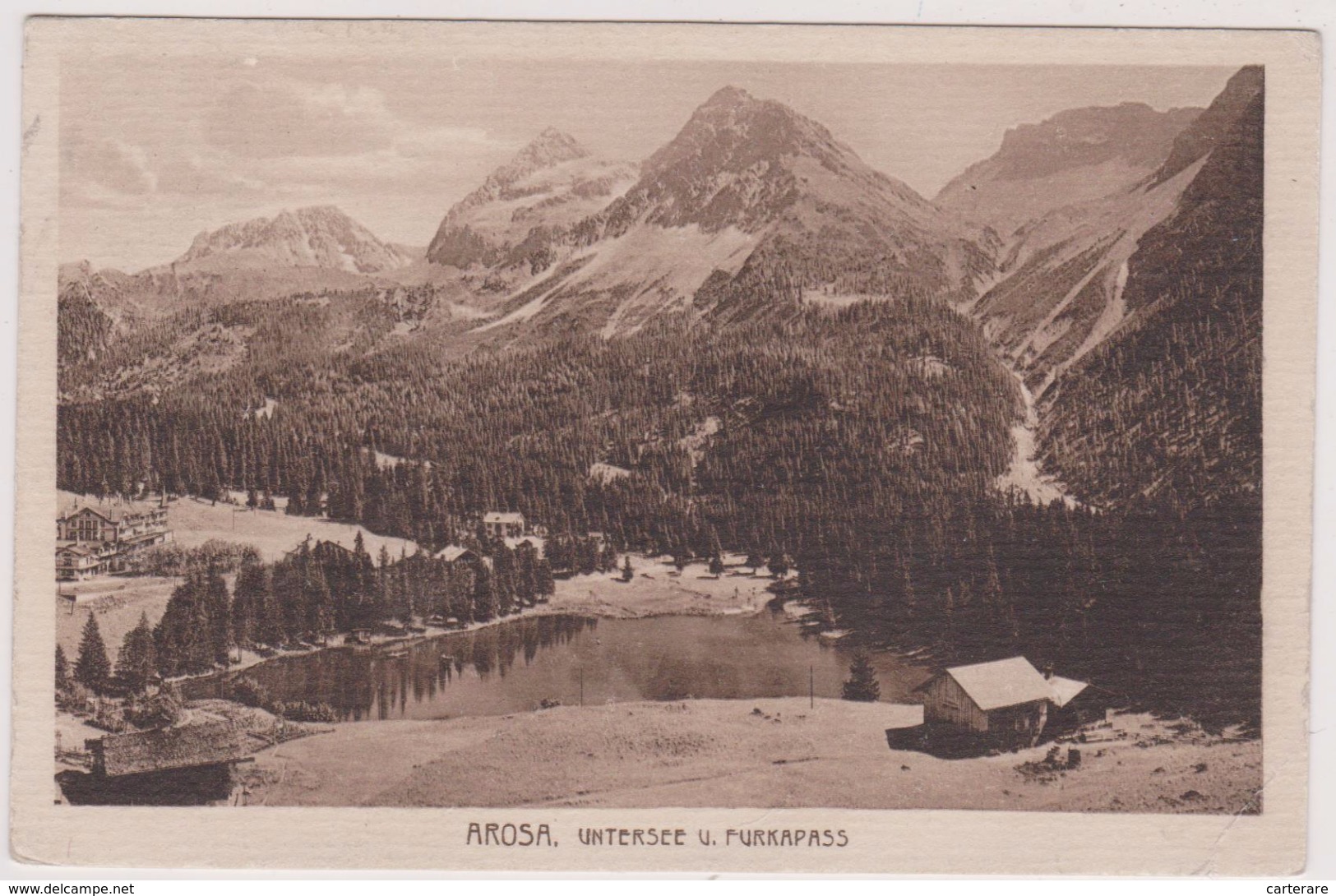 SUISSE,SCHWEIZ,SVIZZERA,SWITZERLAND,HELVETIA,SWISS ,GRISONS,AROSA,1912 - Arosa