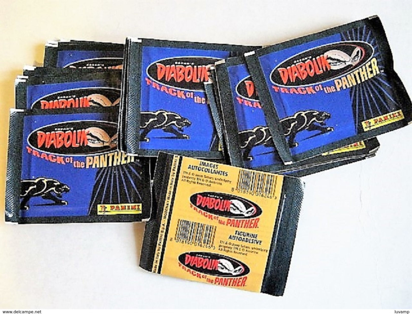 20 BUSTINE DIABOLIK TRACK OF THE PANTHER PANINI ANNO 2000 (180117) - Edizione Italiana