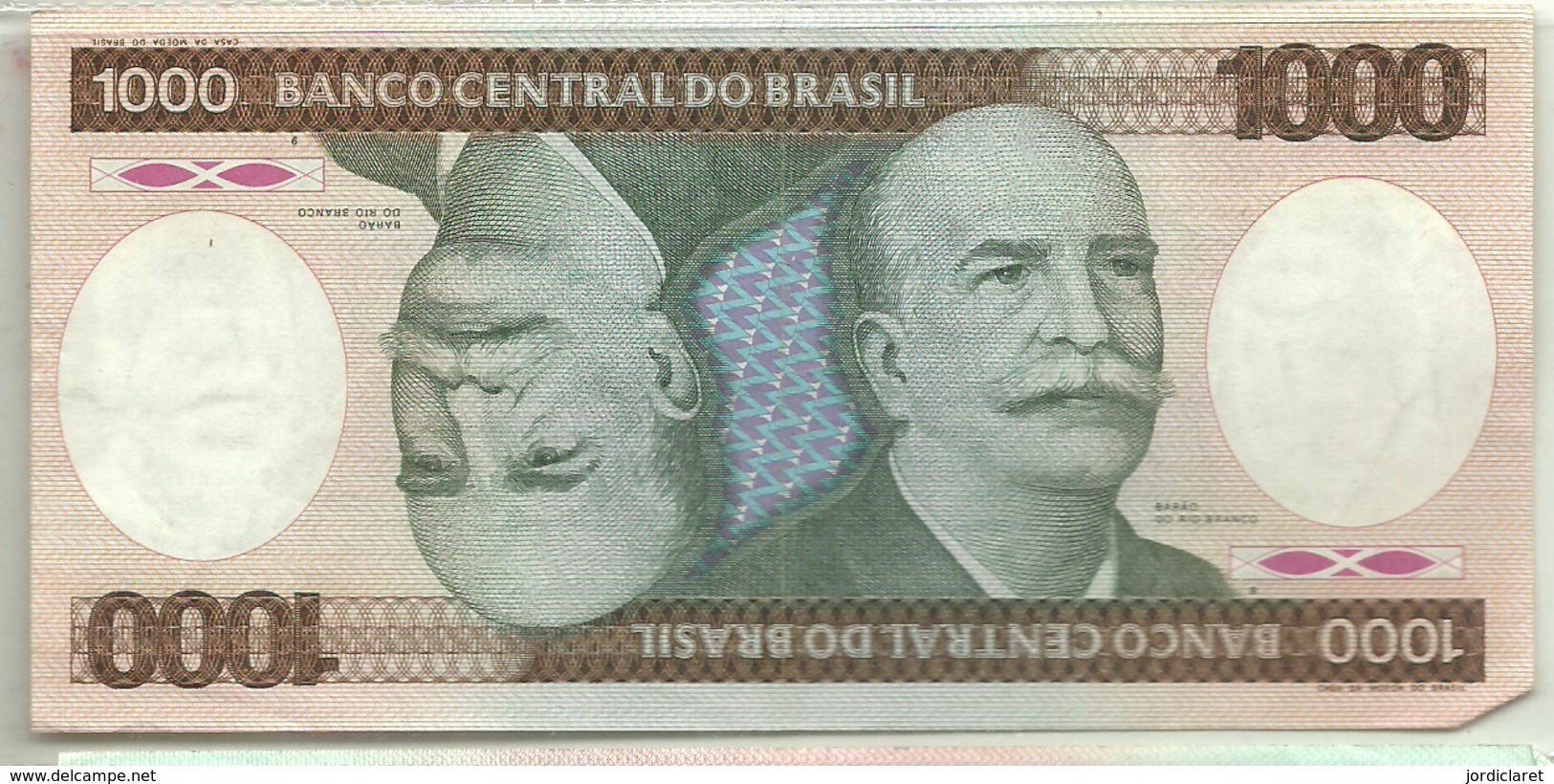 BILLETE DE 1000 REALES - Brasil