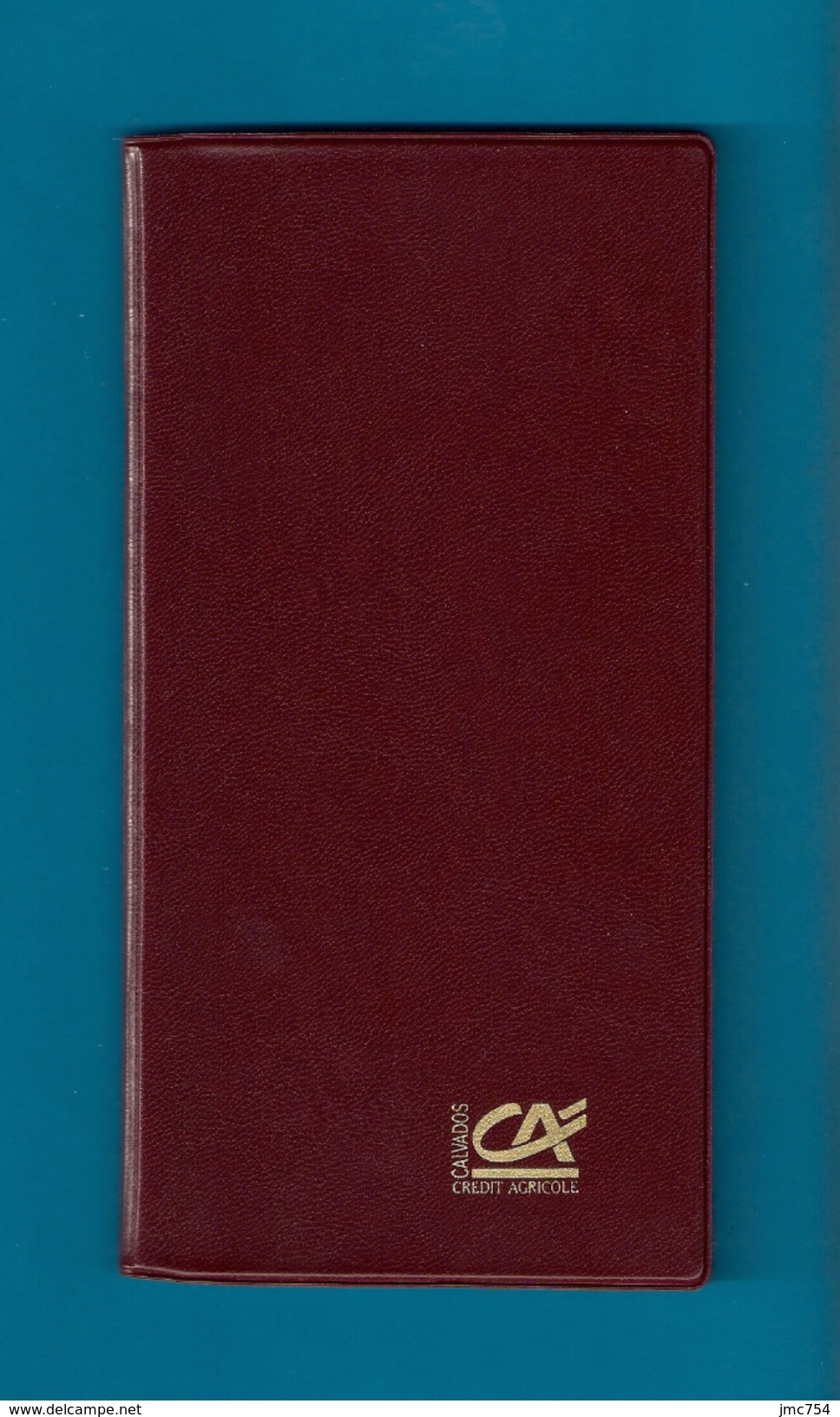 Agenda De Poche Vierge De La Banque Crédit Agricole Du Calvados 1995. - Agendas Vierges