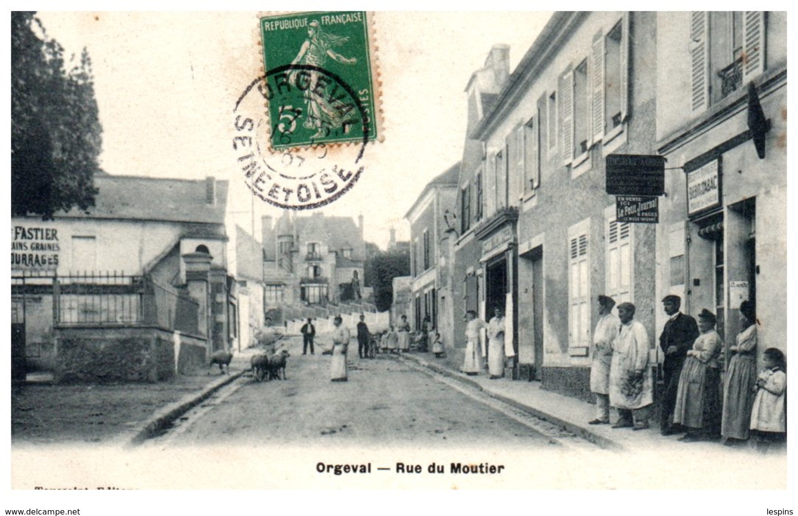 78 - ORGEVAL -- Rue De Moutier - Orgeval