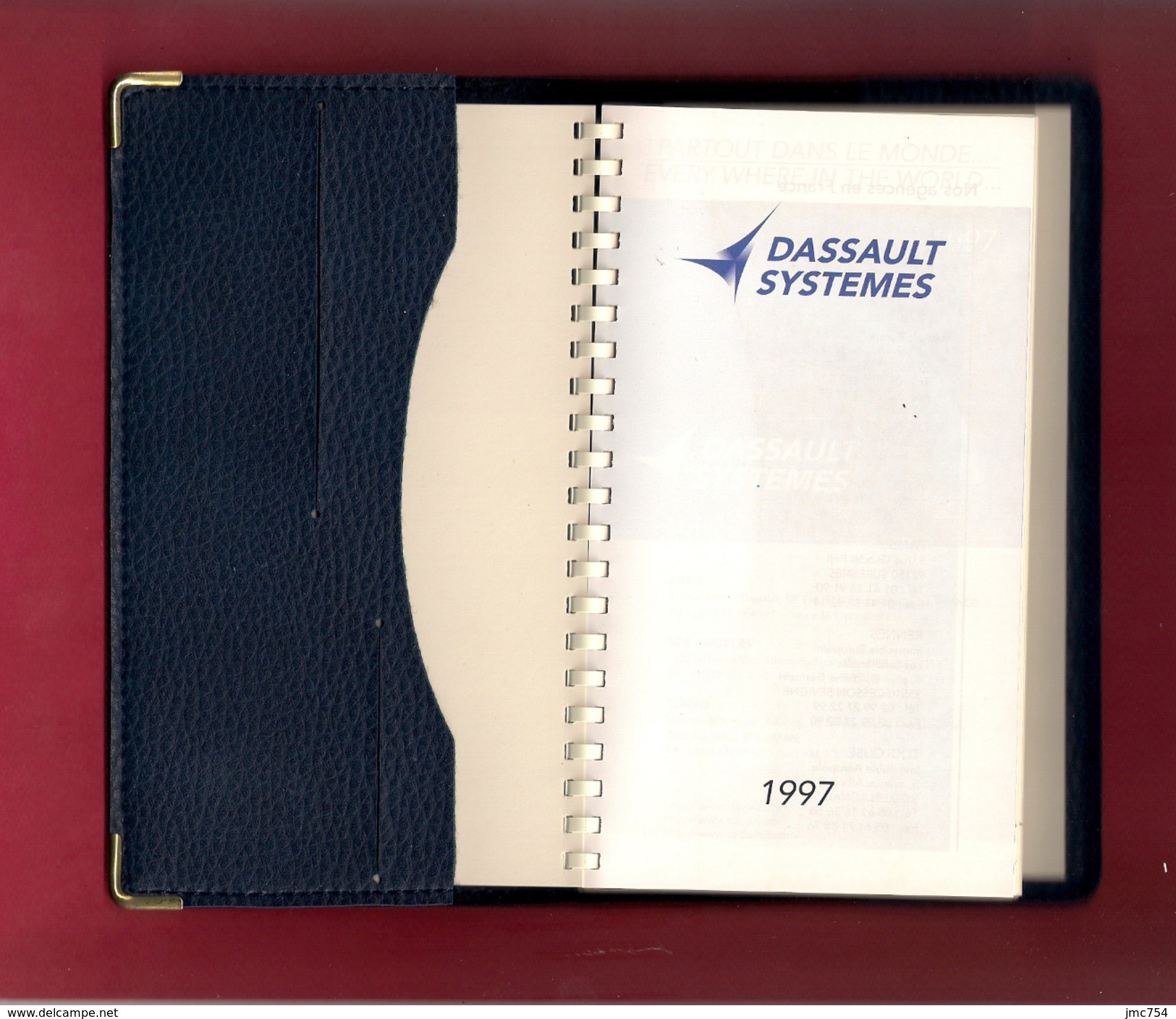 Agenda De Poche Vierge DASSAULT SYSTEMES 1997. - Agendas Vierges