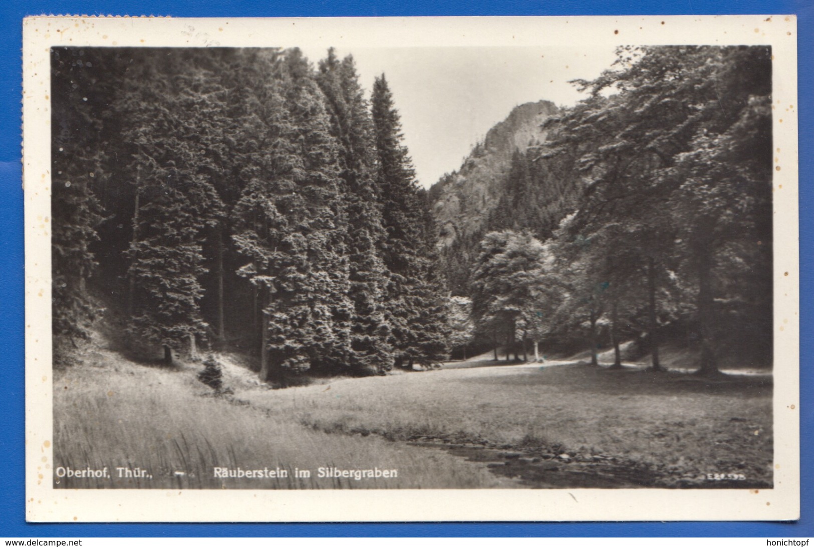 Deutschland; Oberhof Thür.; Räuberstein Im Silbergraben - Oberhof