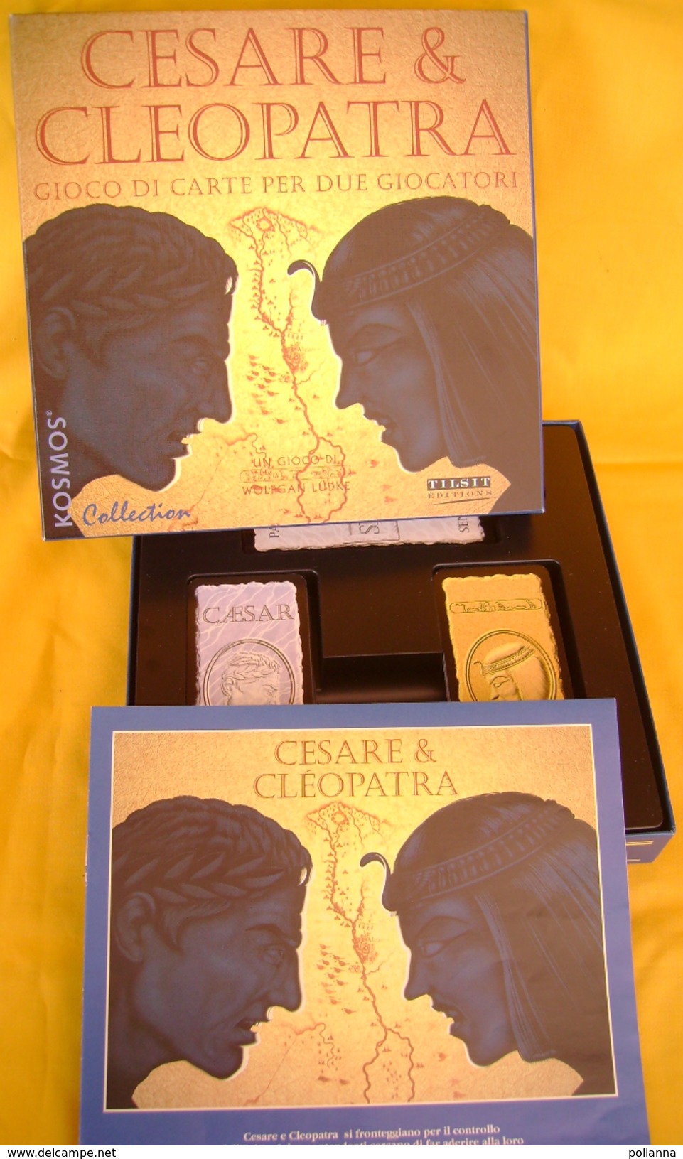 M#0T40 CARTE GIOCO CESARE & CLEOPATRA Wolfgan Ludke Kosmos. Tilsit Edition - Carte Da Gioco