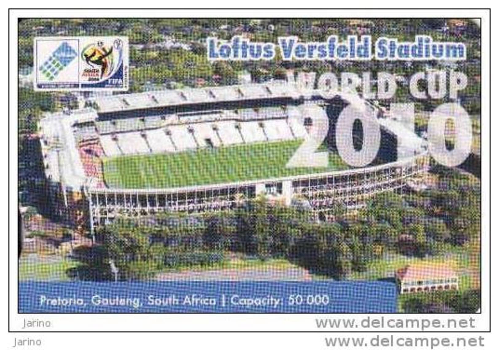 Afrique Du Sud, MTN, FIFA World Cup 2010, Football-soccer Stadium,chip Card - Afrique Du Sud