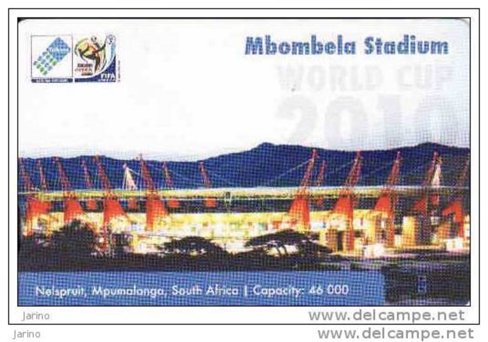 Afrique Du Sud, MTN, FIFA World Cup 2010, Football-soccer Stadium,chip Card - Afrique Du Sud