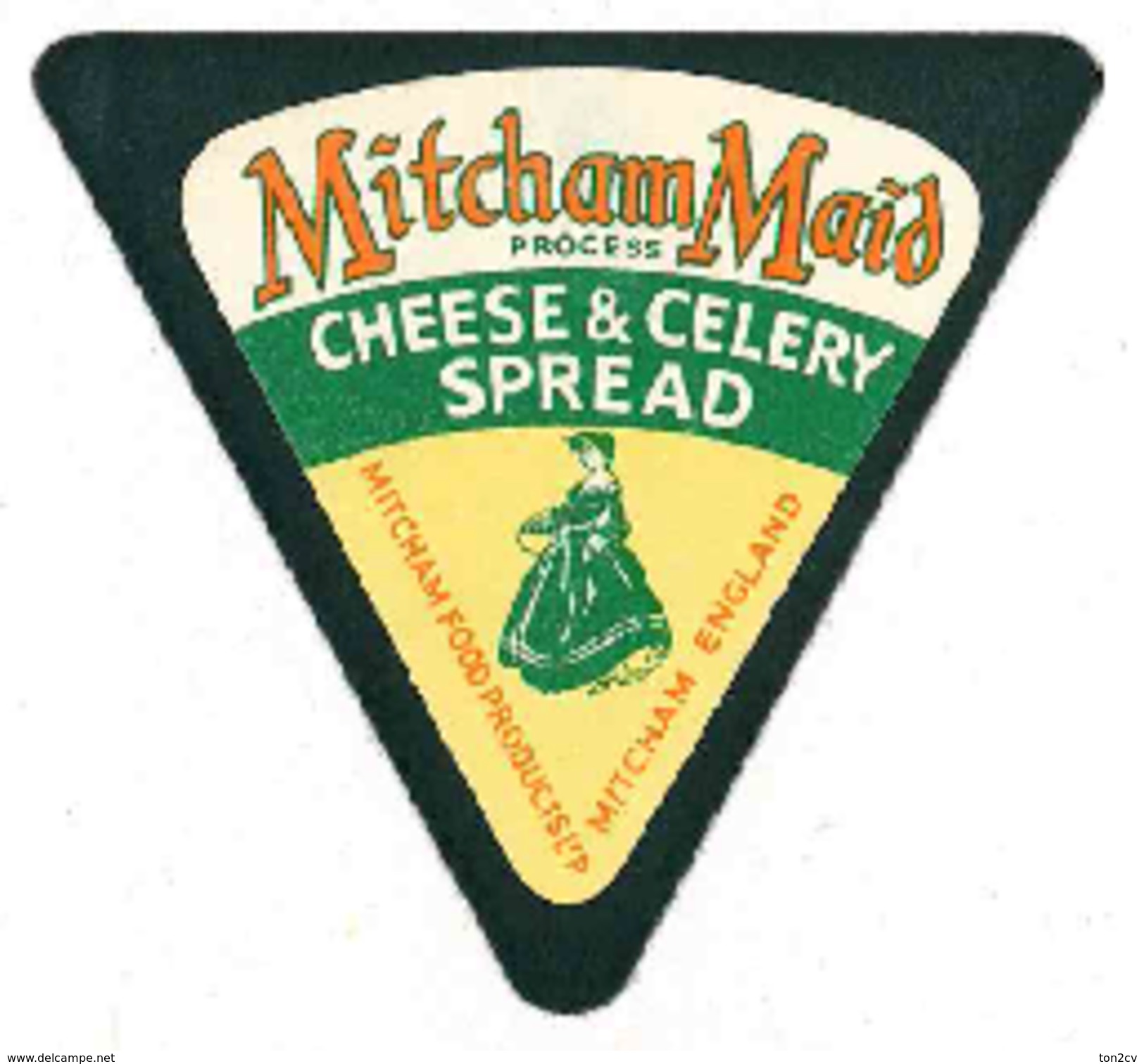M081 - Etiquettes Fromage - Cheese Label - MITCHAM MAID - Quesos