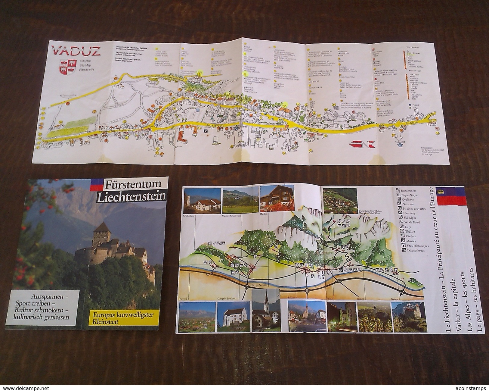 LIECHTENSTEIN TOURISM Traveler BROCHURES LOT - Tourism Brochures