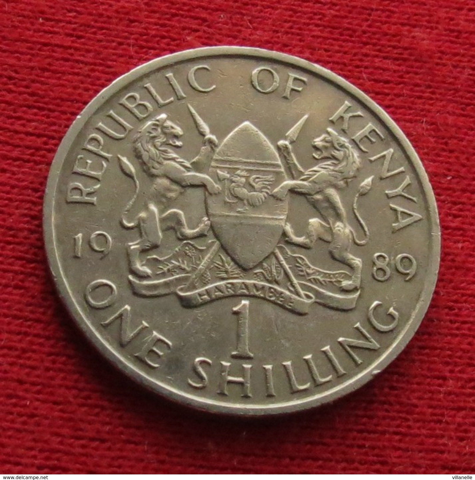 Kenya 1 Shilling 1989 KM# 20   Lt 35 Kenia Quenia - Kenya