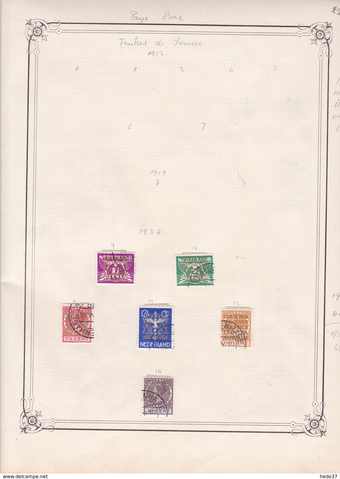 Pays Bas - Collection Vendue Page Par Page - Timbres Oblitérés / Neufs */** - B/TB - Colecciones Completas