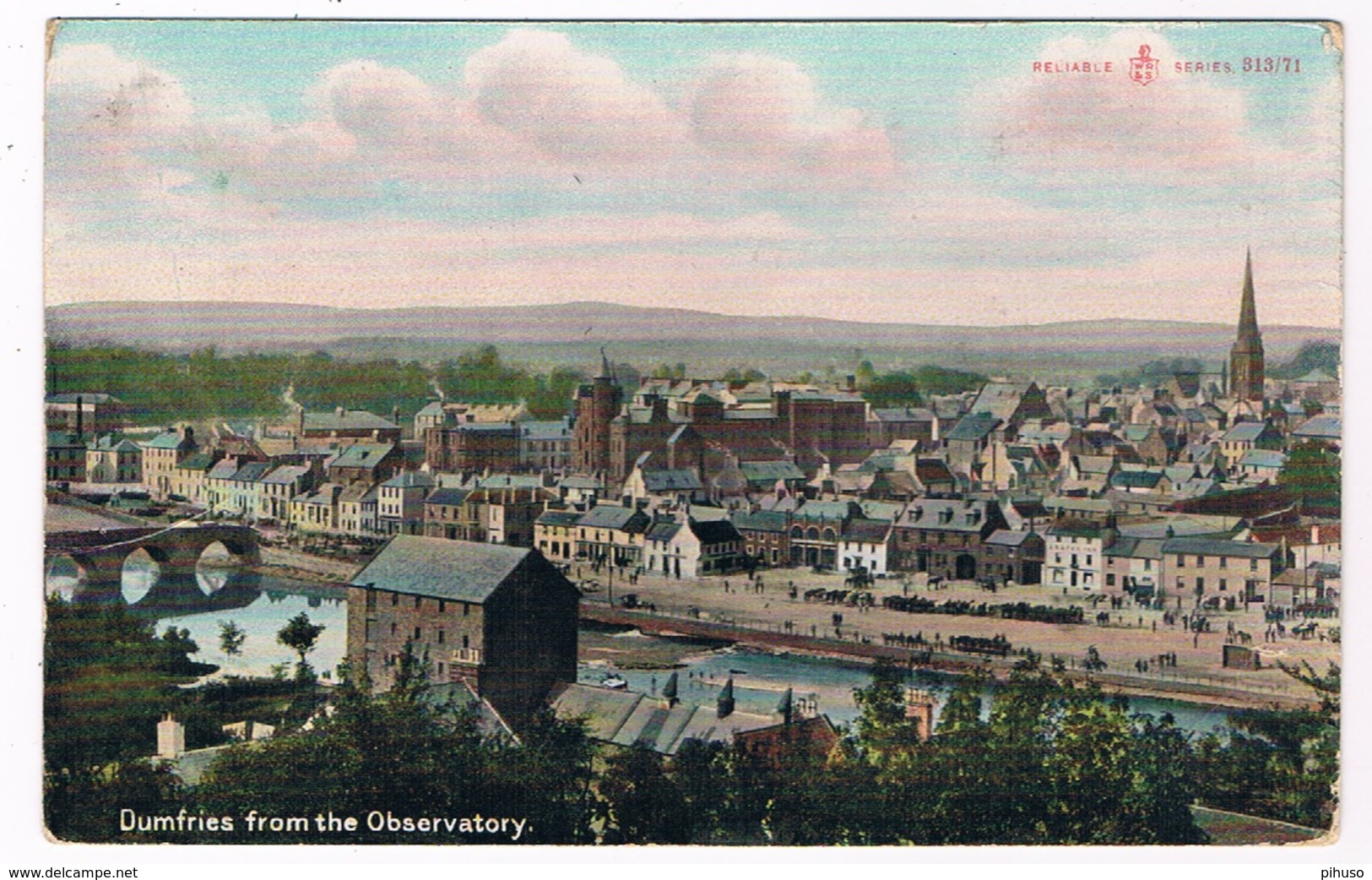 UK2646    DUMFRIES : From The Observatory - Dumfriesshire