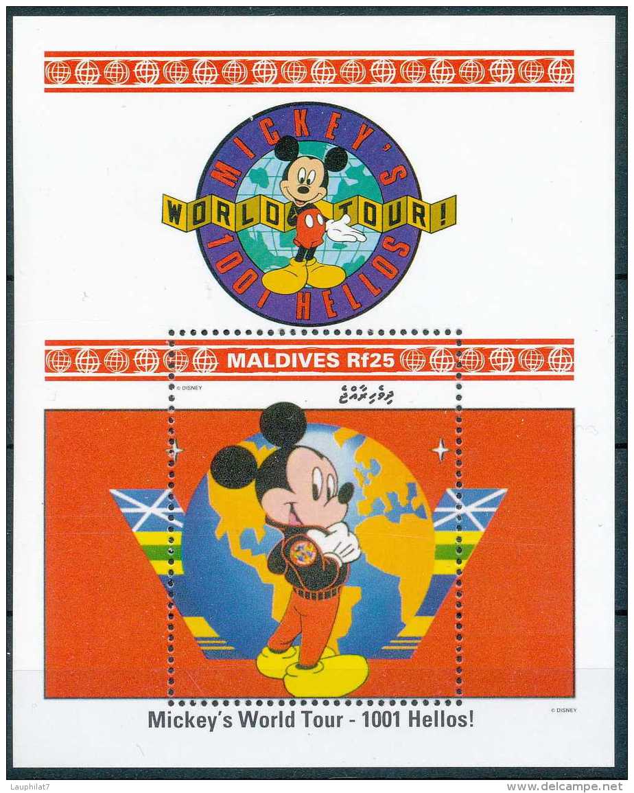 MALDIVES - Walt Disney - Tour Du Monde De Mickey, B.D - Disney