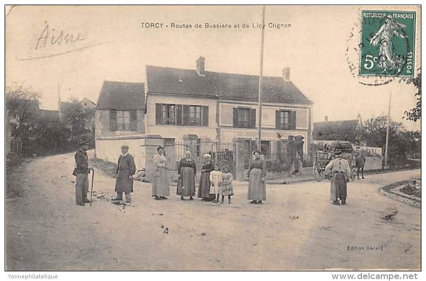 02 - AISNE - TORCY - Routes De Bussiare Et De Licy Clignon - Altri & Non Classificati