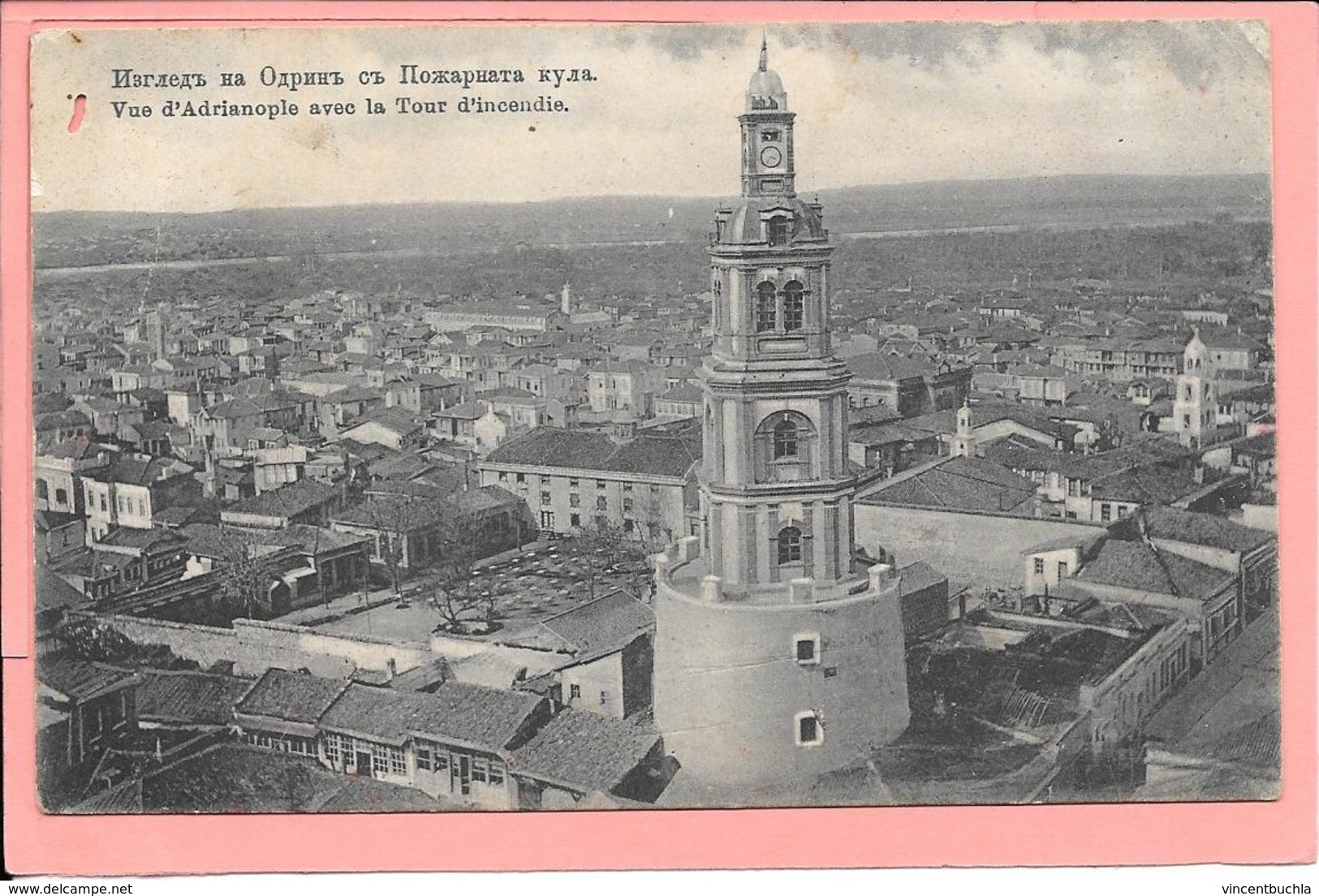 Vue D'Adrianople Avec La Tour D'incendie - Andrinople - Turkey