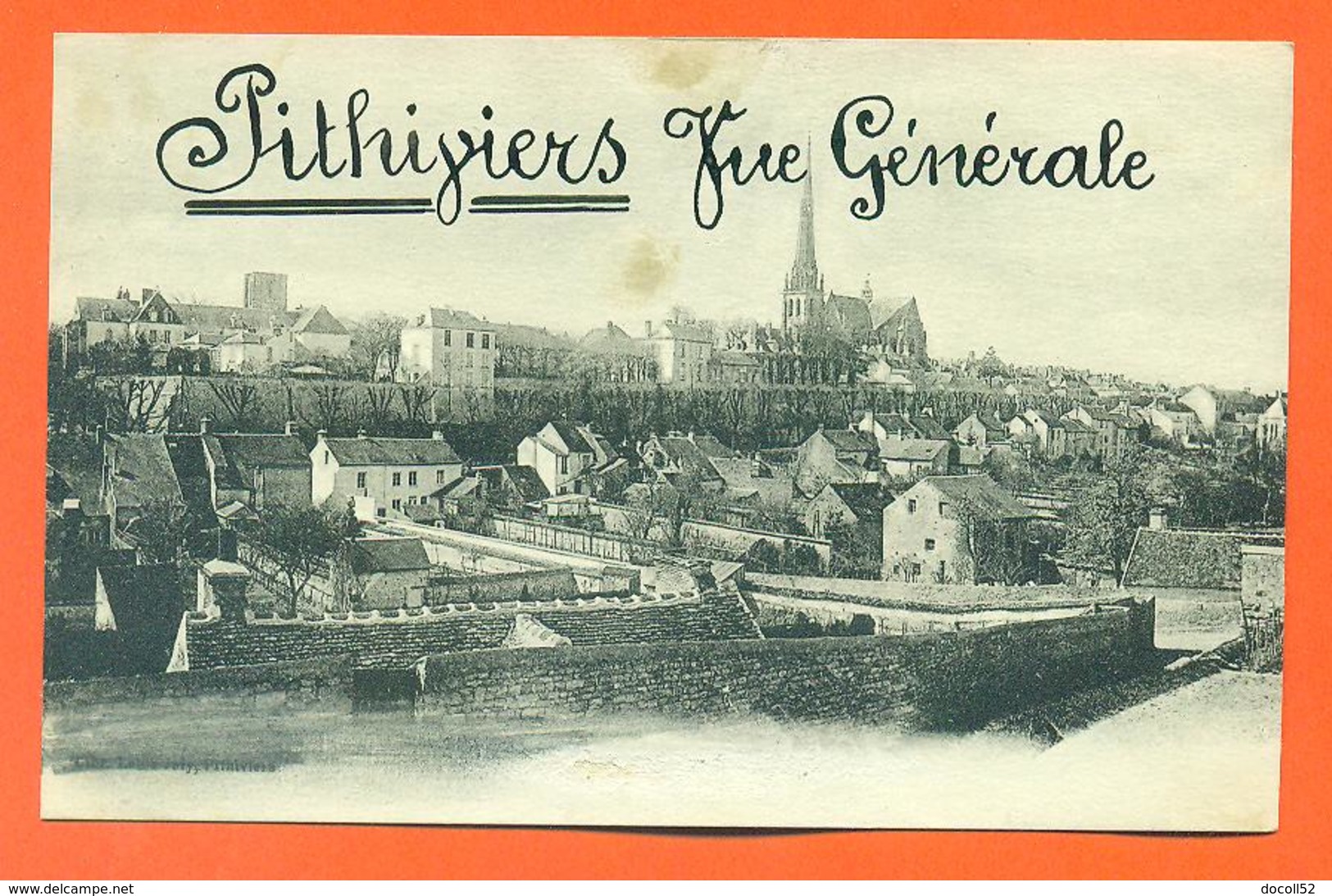 CPA Pithiviers " Vue Générale " LJCP 34 - Pithiviers