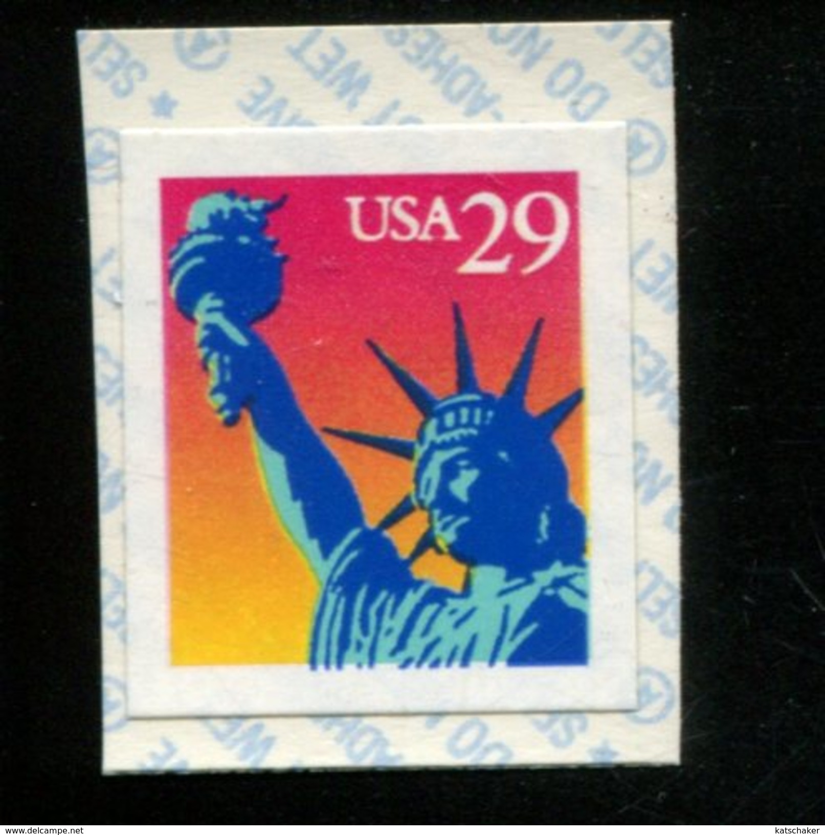 319422823  1994 USA ** MNH SCOTT 2599 Liberty Statue COIL STAMP - Nuevos