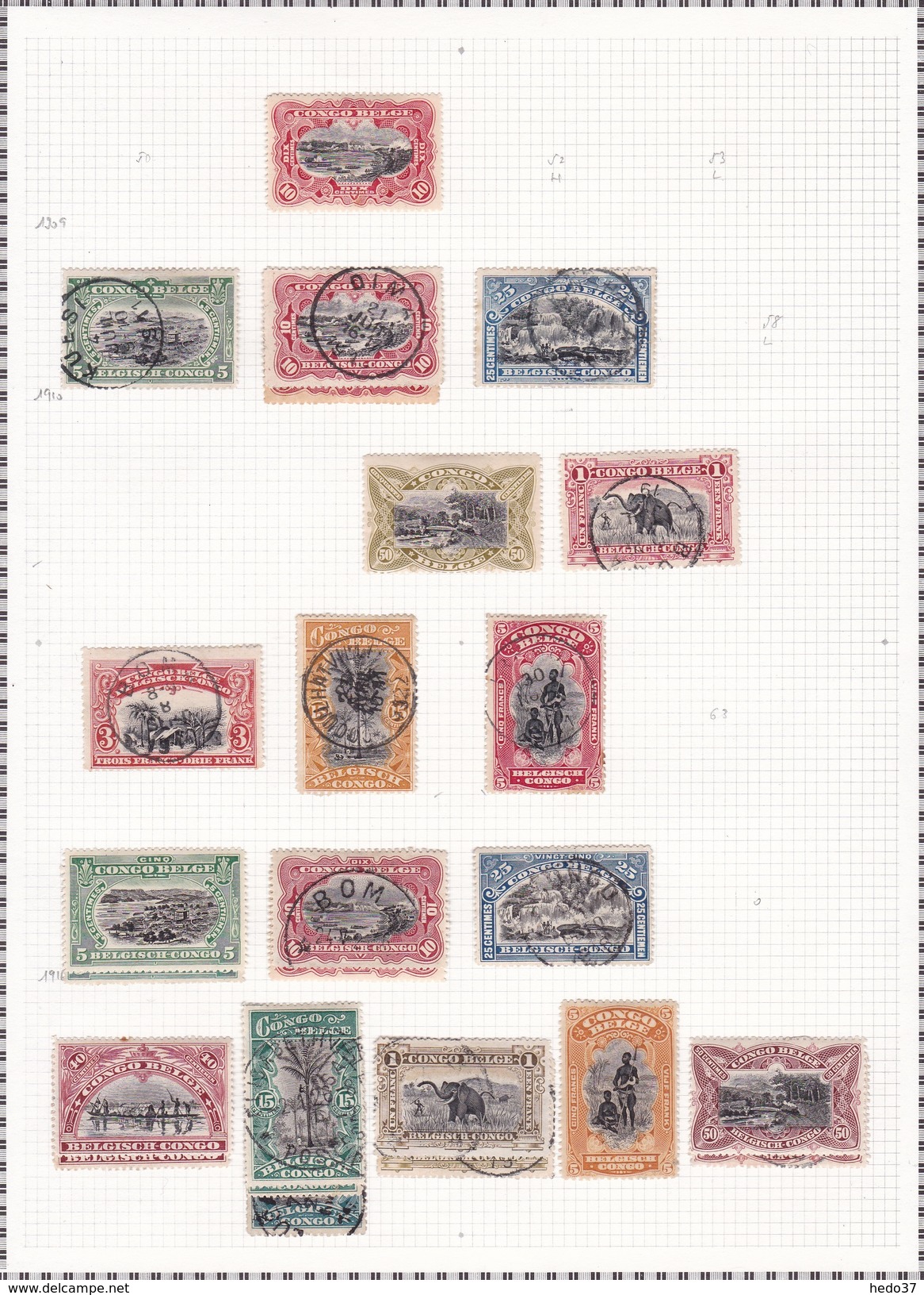 Congo Belge - Collection Vendue Page Par Page - Timbres Oblitérés / Neufs */** - B/TB - Gebraucht