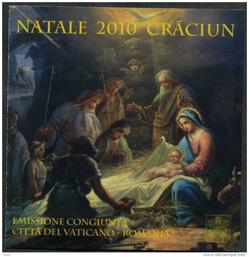 2010 Vaticano, Coppia Libretti Natale, Nuovi (**) Serie Completa - Booklets