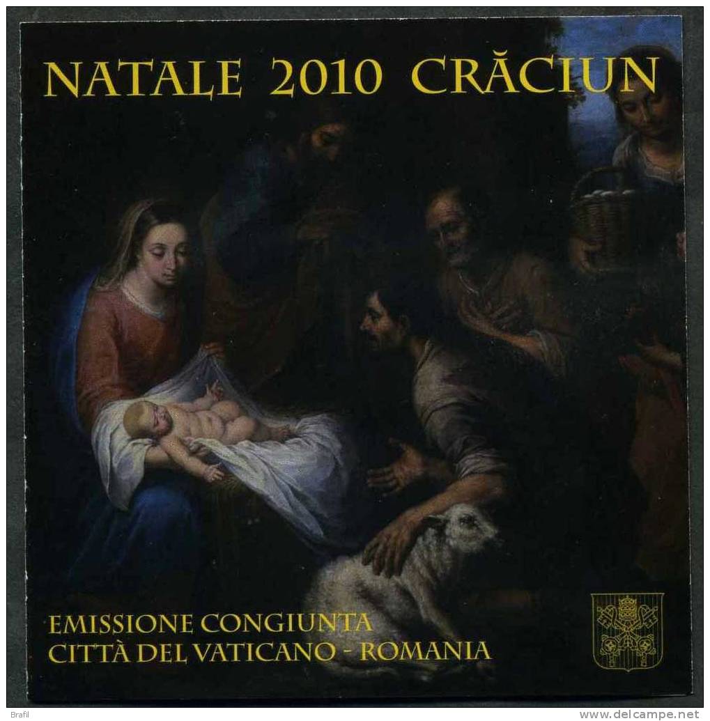 2010 Vaticano, Coppia Libretti Natale, Nuovi (**) Serie Completa - Carnets