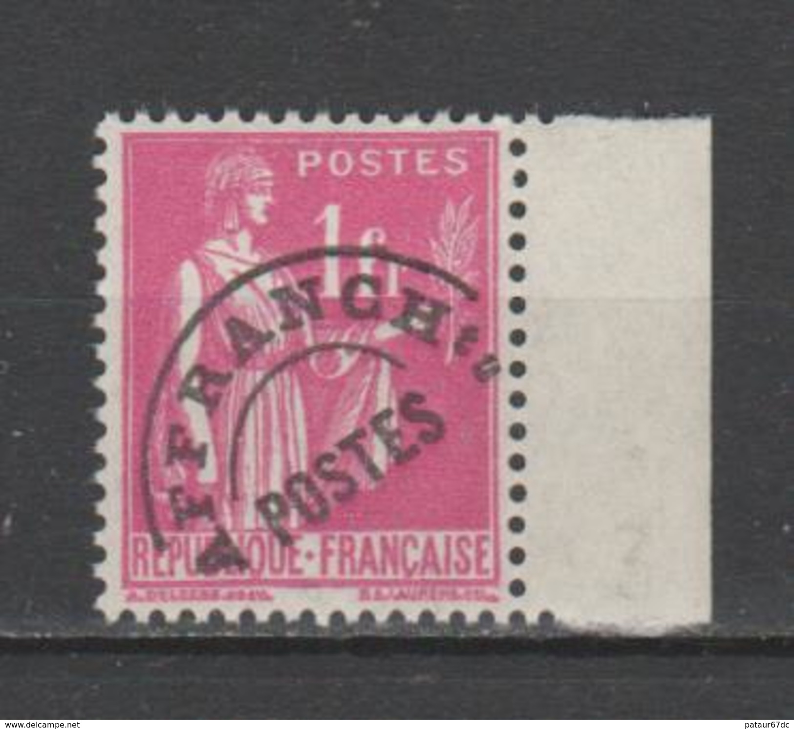 FRANCE / 1933-1939 / Y&T Préo N° 76 ** : Paix 1F - Gomme D´origine Intacte - 1893-1947