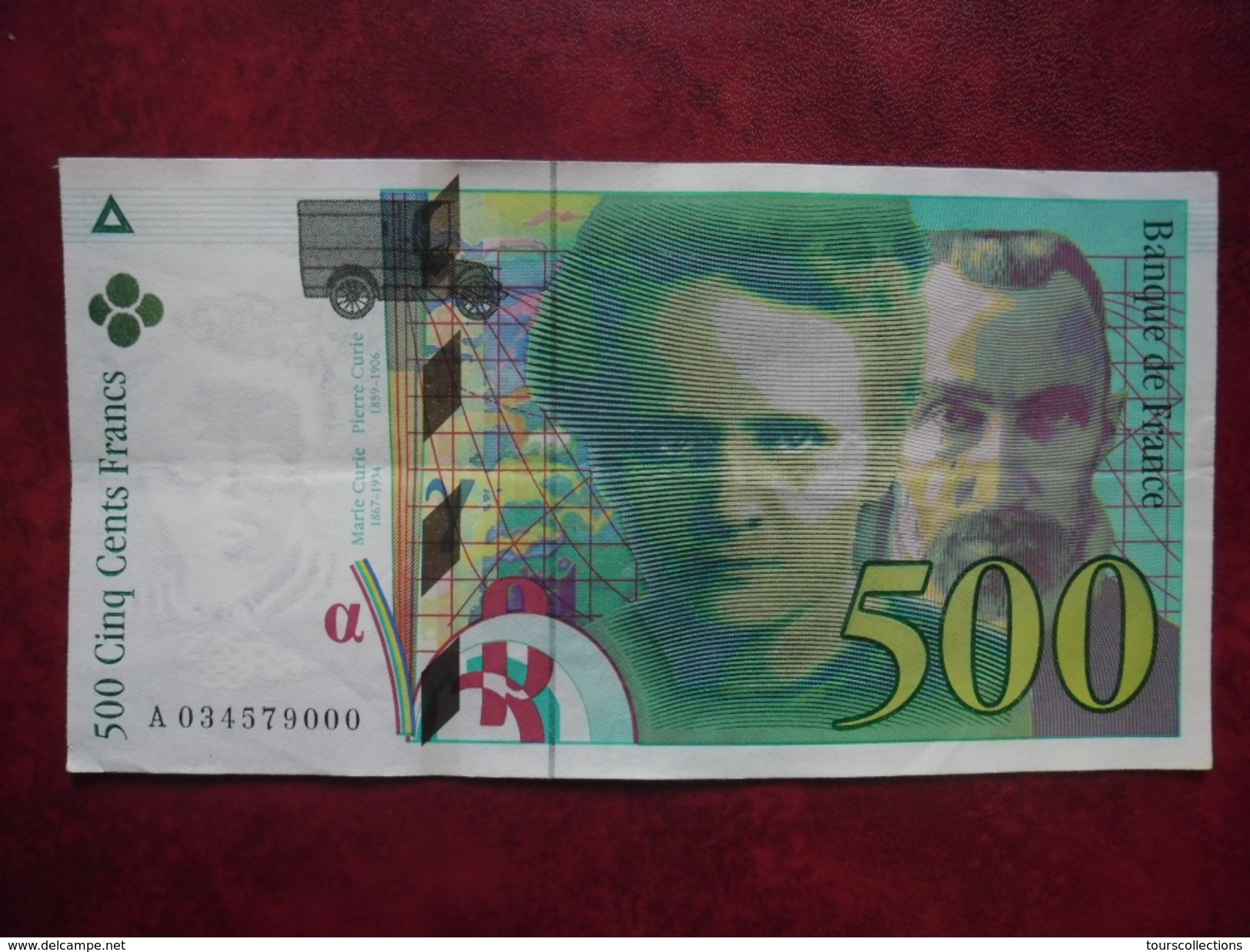 FAY 76/02 - 500 FRANCS PIERRE ET MARIE CURIE - 1995  SPL - A 034579000 - 500 F 1994-2000 ''Pierre En Marie Curie''