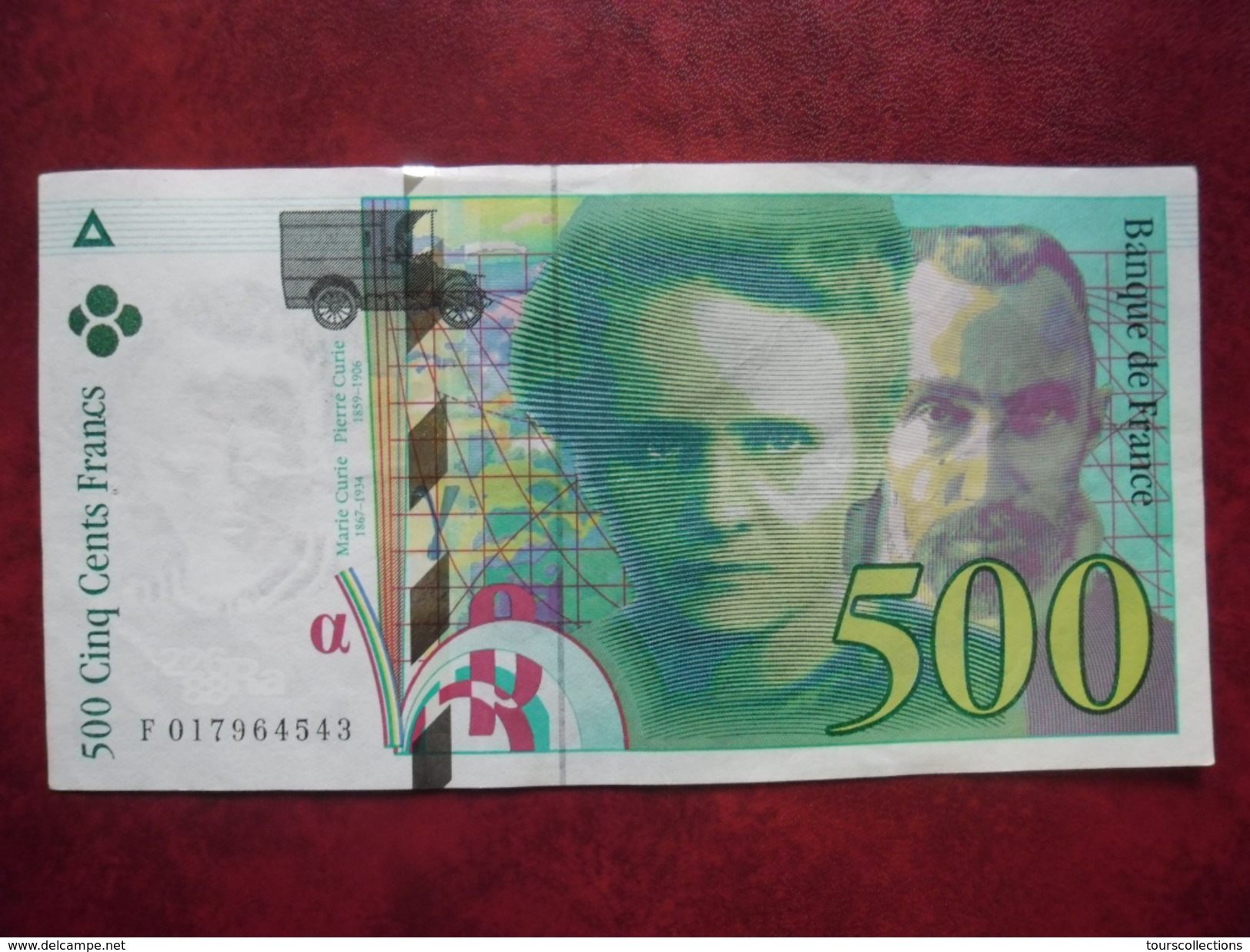 FAY 76/01 - 500 FRANCS PIERRE ET MARIE CURIE - 1994  SPL - F 017964543 - 500 F 1994-2000 ''Pierre En Marie Curie''