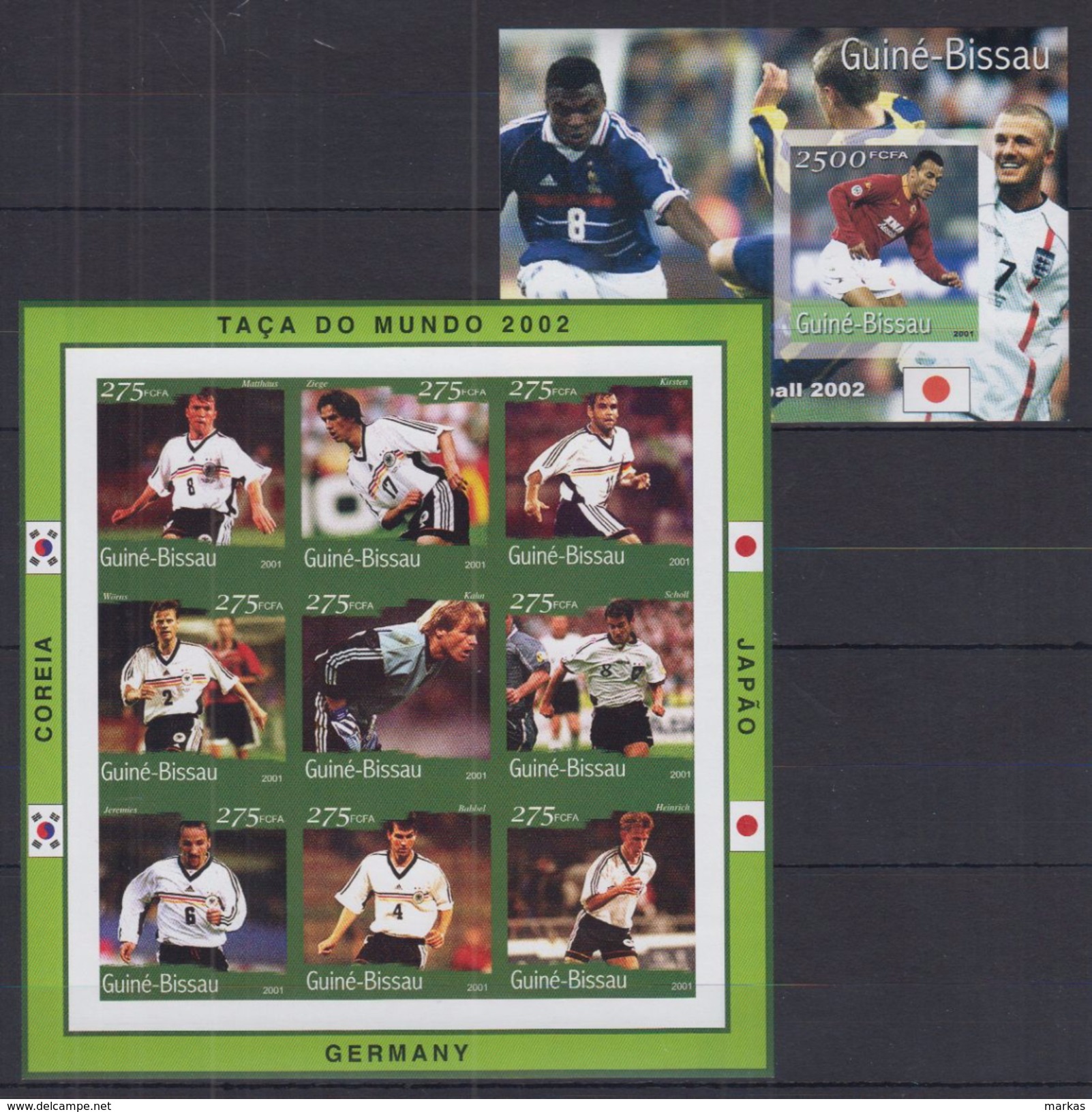 B32 Guinea-Bissau - MNH - Sports - Football - Imperf - Sonstige & Ohne Zuordnung