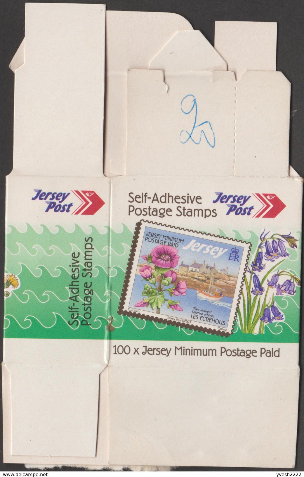 Jersey 2003 Y&T 1116 à 1120. Boîte Des Timbres D'usage Courant. Fleurs : Armérie Maritime Et Mauve Royale - Sonstige & Ohne Zuordnung