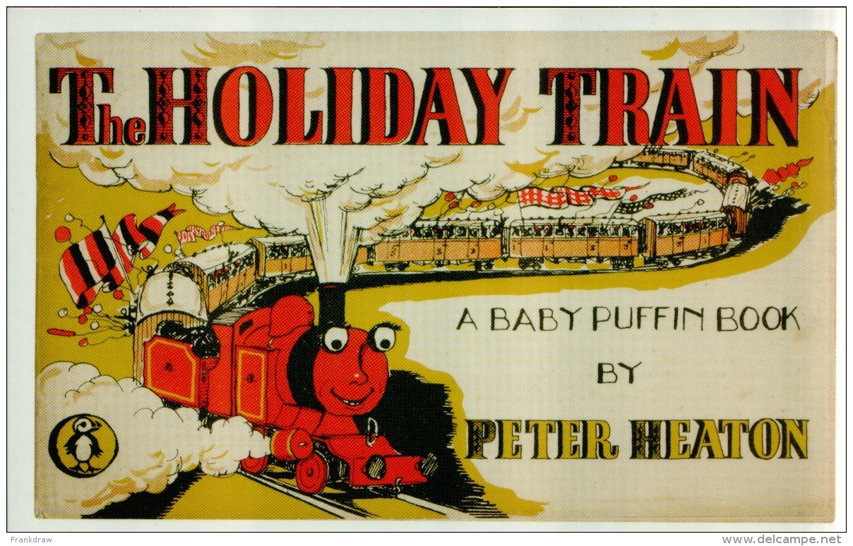 Postcard - Puffin Book Cover - The Holiday Train By Peter Heaton New - Unclassified